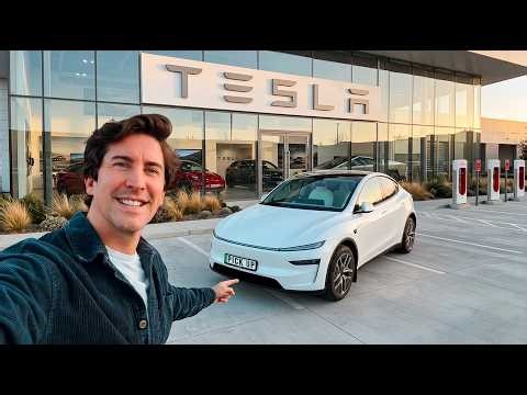 Picking Up My Brand New Tesla Model Y (First Drive Home)