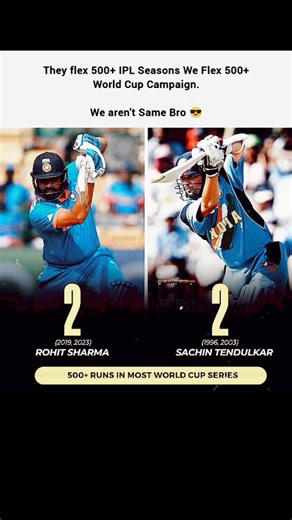 Only two Players Scored 500 plus Runs in CWC twice 🏆