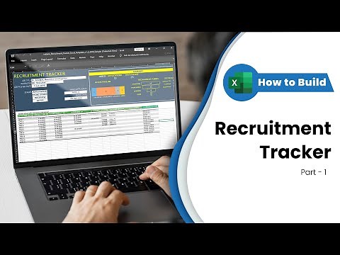 Recruitment Tracker Excel Template - Building Step by Step - Part 1