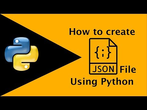 Create JSON File Using Python3.6