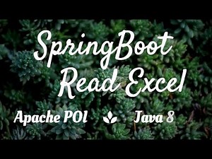 SpringBoot Upload Excel and read as JSON