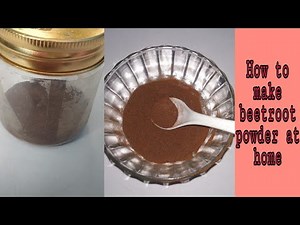 How to make beetroot powder at home//Homemade beetroot powder// Tricks & Hacks//