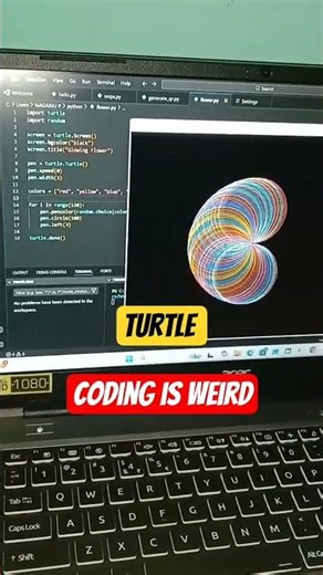 Create Turtle Using Python | HTML | CSS | JAVA #tech #coding #python #shorts