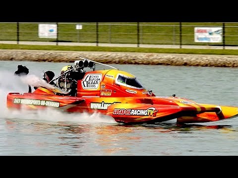 10000 HP 240 MPH Drag Boat - Top Fuel Hydro SHOCKWAVE