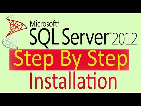 Install SQL Server 2012 step by step