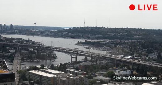 【LIVE】 Live Cam Panorama of Seattle | SkylineWebcams