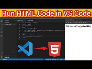 Run HTML in VS Code | Quick & Easy Setup Guide
