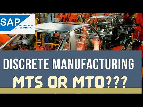 SAP PP Production process flow in Industries (Discrete Manufacturing)