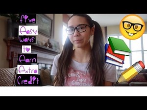 How to Get Extra Credit