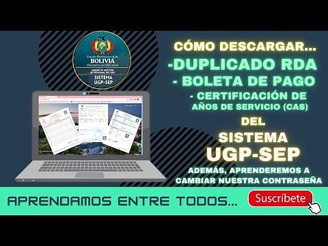 😀How to download:👍 RDA📑 - Certification of years of service📅 and payslip📊 from the UGP-SEP system✅