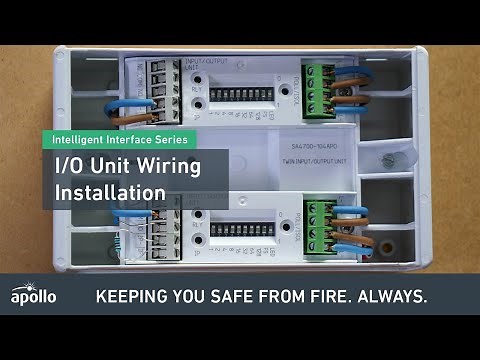 Interface | How to Install and Wire an I/O Unit