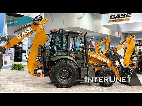 Backhoe Loader Operating Case 580 Super N
