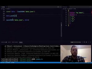 Reading and Writing to a JSON file with Node