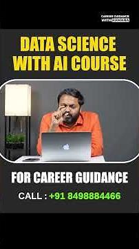 03 Data Science with AI Course | Easy or Hard? 🤔 | Career Guidance with Ramana