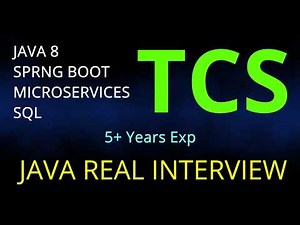 TCS | 5+ years experience| real time java interview series| Interview 10