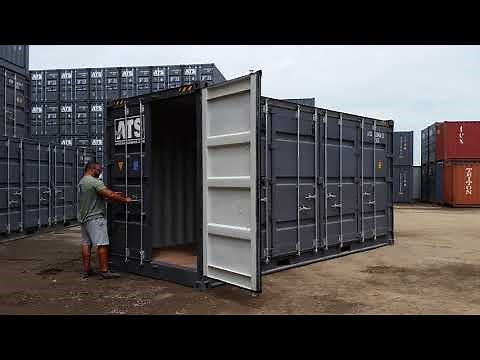 Open Side Shipping Container Demo - ATS Containers