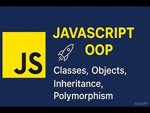 JavaScript OOP Concepts Explained 🚀 | Classes, Objects, Inheritance, Polymorphism