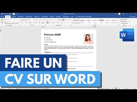 Comment Faire un CV sur Word – Facile et rapide (2026)