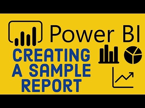 Power BI Tutorial for Beginners 17 - Creating A Sample Report In Power BI