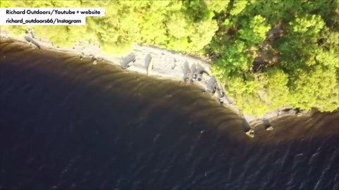 Drone camera spots 'Loch Ness Monster'