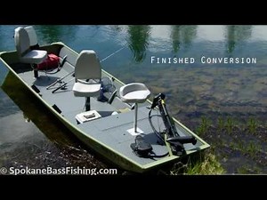 (HD) Jon Boat to Bass Boat Conversion ( Modification Project )
