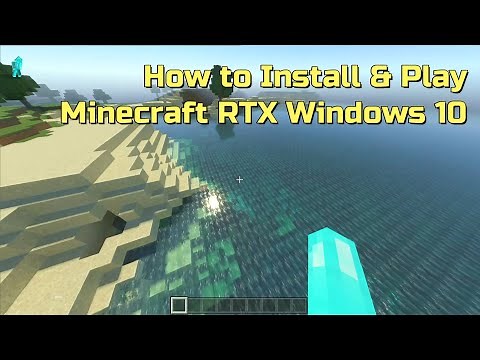 Minecraft Windows 10 - How To Enable RTX Minecraft Windows 10 (Create Your Survival World + Shaders)
