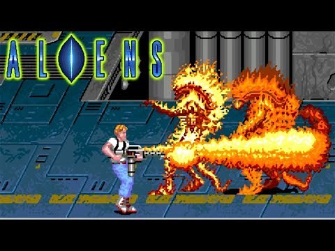 Aliens (Arcade) - Hardest / No Death Playthrough 1080p 60FPS