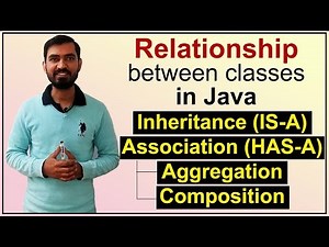 Inheritance (IS-A), Association (HAS-A), Aggregation & Composition - Relationship in Classes Java