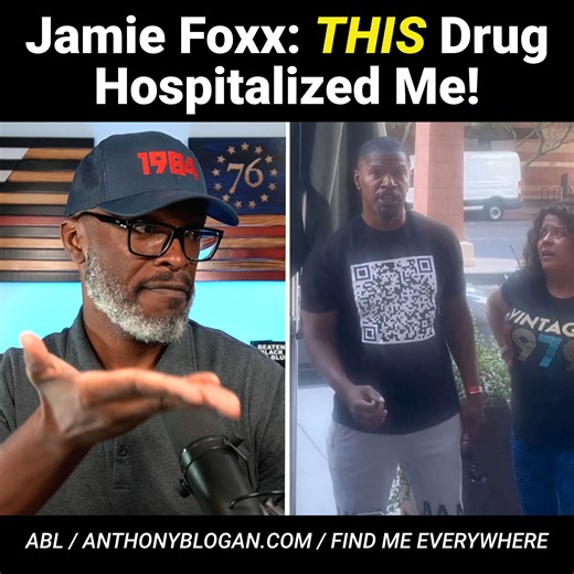 Jamie Foxx has revealed what may have sent him to the hospital for an extended time in April 2023. These comments were made during a random talk with fans outside a Phoenix, Arizona, restaurant. The "Ray" actor stated that he had a splitting headache and asked his friend for an Advil. Foxx said he was "gone" for 20 days after that. . . . #jamiefoxx #phoenix #drugs #overthecounter #advil #coma #missing #actor #entertainment #blm #black #media #news | Anthony Brian Logan - ABL