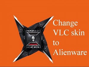 How to set up alienware theme for VLC