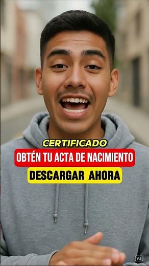 Descargar Acta de Nacimiento: Guía fácil para el trámite por internet