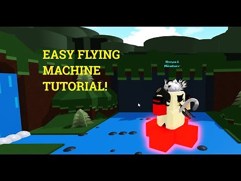 how to make an easy flying machine in build a boat for treasure!