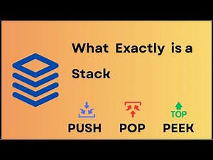 Stack Data Structure Explained | Push, Pop & Peek Operations | DSA Tutorial