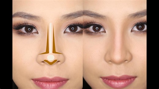 Nose contouring made easy for beginners 👃