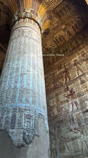 🏛️✨ Temple of Esna – Incredible Details