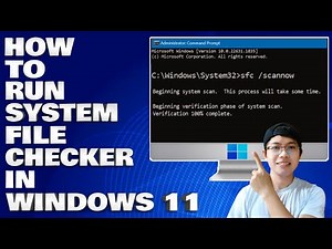 How To Run System File Checker in Windows 10/11
