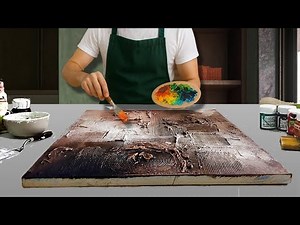 Scrap & Tiny: Transforming Textured Abstract Art With Unusual tools