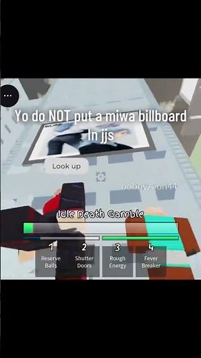 WHO put the miwa billboard in jjs #roblox #jjs #robloxfyp #fyp #jujutsushenanigans