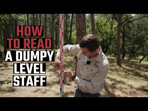 How to read a dumpy level staff - SURVEYING TRAINING