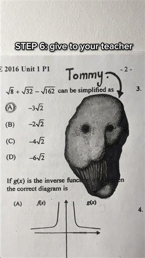 How to traumatize your math teacher #art #horror #drawing #shorts