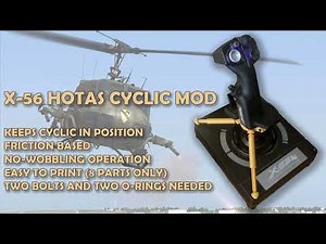Logitech X56 Hotas Cyclic MOD for helicopters