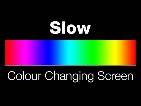 Slow Colour changing screen - Lighting effect (1hr)