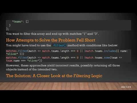 How to Filter an Array of Objects in ES6 Based on Nested Array Conditions