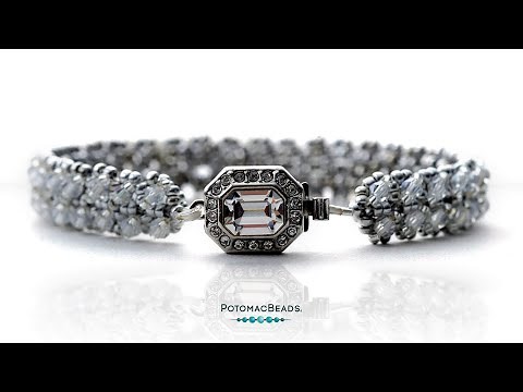 Wimbledon Bracelet - DIY Jewelry Making Tutorial by PotomacBeads