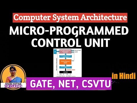 L-1.23 Microprogrammed Control Unit in Computer Architecture | Block Diagram | Working | COA | CSA
