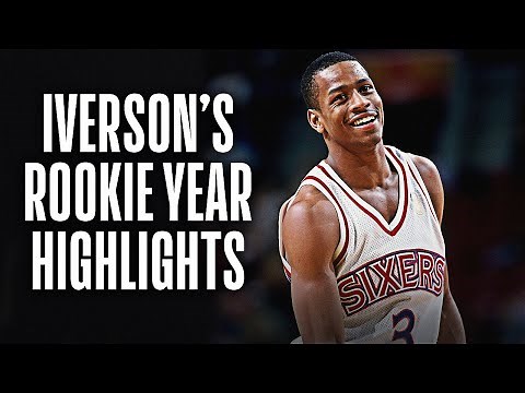 Allen Iverson Rookie Year Highlights | NBA Vault