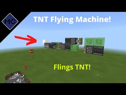 TNT Launching Flying Machine! | Minecraft Bedrock 1.16 Tutorial