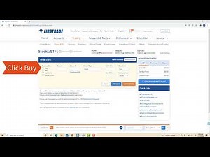 How to Buy Stocks on Firstrade