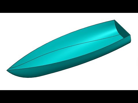 「DESIGN 76」How to draw a boat - solidworks tutorial