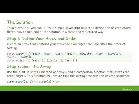How to Sort an Array by Specific Key Value in JavaScript